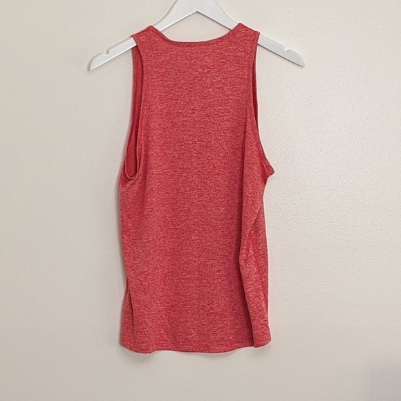 Nike Women's Red Heathered Sleeveless Tank Top - Picture 7 of 9